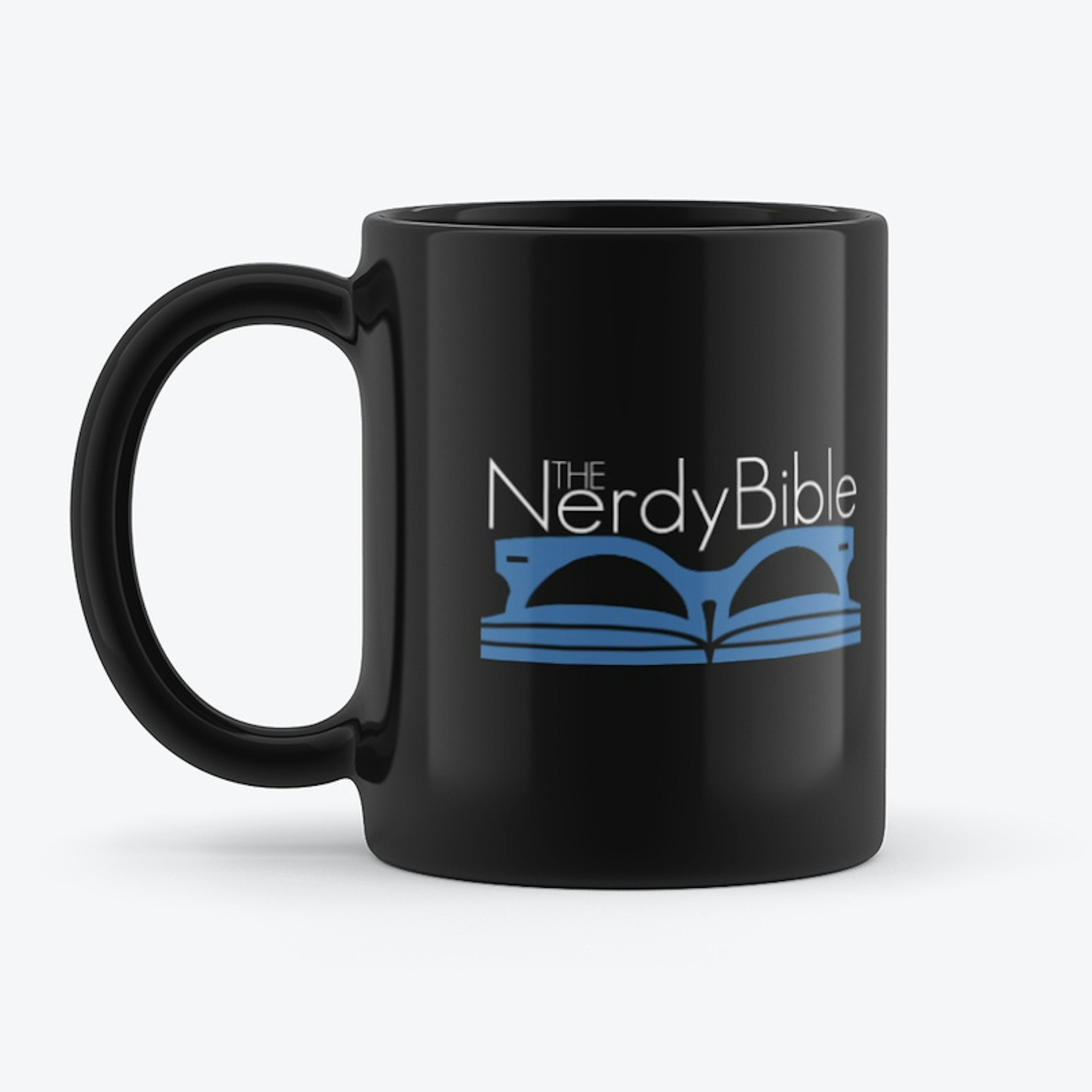 The Nerdy Bible - Black Mug